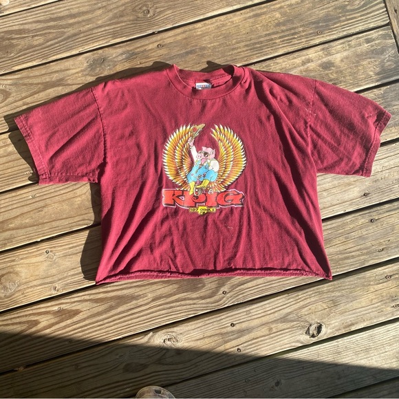 VTG KPIG Praise the Lard T-Shirt - Picture 1 of 4